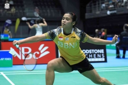 Gregoria diprediksi kalah, namun Gregoria bisa saja membuat kejutan (Foto PBSI/Badminton Indonesia) 