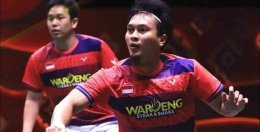 Indonesia berhasil tampil baik dengan memetik semua kemenangan di Hari Pertama World Tour Finals (Foto PBSI/Badminton Indonesia) 