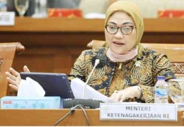 Menteri Ketenagakerjaan Ida Fauziyah. Foto Dok Kemenaker.