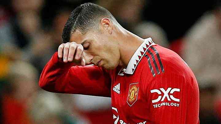 Manchester United juga  melakukan perpisahan dengan  Ronaldo jelang laga pertama  Portugal di Piala Dunia 2022 Qatar. REUTERS/Craig Broug via tempo 