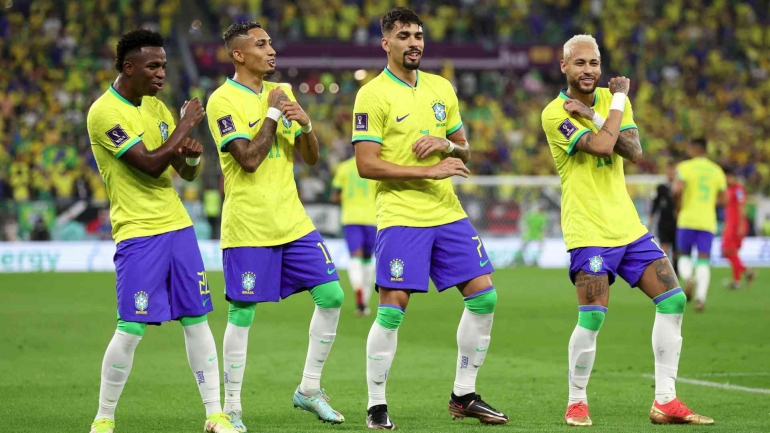 Brasil akan menari Samba di Lusail (sumber: goal.com)