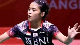 Gregoria diharapkan mampu menang besok lawan Akane. (Foto PBSI/Badminton Indonesia) 