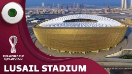 Stadion Lusail Iconic akan menjadi lokasi final Piala Dunia Qatar 2022 (sumber: youtube.com/@TFCStadiums)