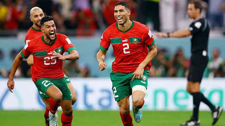 Timnas Maroko menjadi satu-satunya tim non Eropa/Amerika Latin di perempat final Qatar 2022 (Foto: Reuters/Matthew Childs via bola.tempo.co)