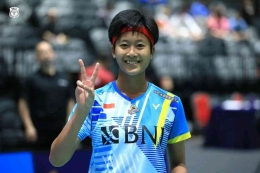 Putri KW sebagai cadangan dan sepertinya akan sulit untuk mendapatkan slot (Foto Badminton Indonesia/PBSI) 