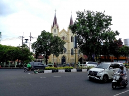 Gereja Katholik Bunda Hati Kudus, Kajoetangan Heritages, Malang. Foto : Parlin Pakpahan.