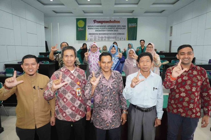 Acara Penyambutan Kembali DPL dan Mahasiswa Kampus Mengajar angkatan 4.