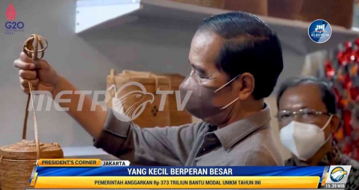 UMKM sangat berperan terhadap pertumbuhan perekonomian di Indonesia. Sumber : Channel Youtube metrotvnews 