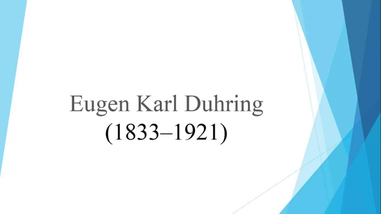 Eugen Karl Duhring/dokpri