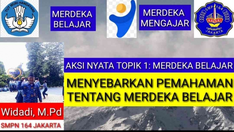 Aksi Naya Topik 1: Merdeka Belajar. (Foto: Widadi)