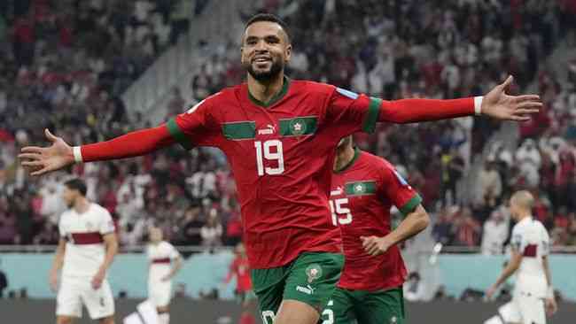 Maroko lolos ke semifinal Piala Dunia 2022 usai mengalahkan Portugal 1-0. (Foto: AP/Martin Meissner)