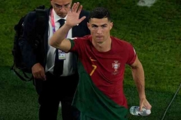 Cristiano Ronaldo ketika membela Timnas Portugal (bola.net/Abdi Rafi Akmal)