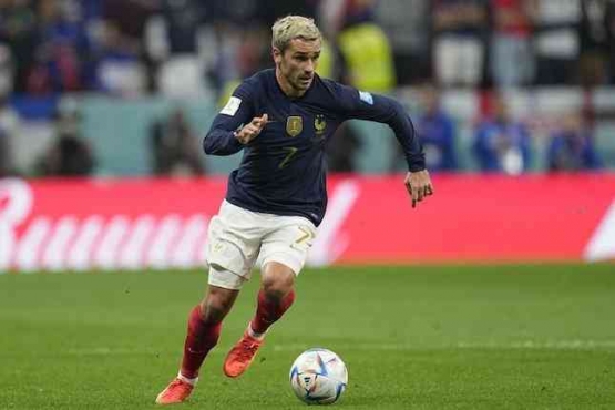 Ilustrasi gambar: Antoine Griezmann pada laga bergengsi Piala Dunia 2022. Senin, 12/12/2022