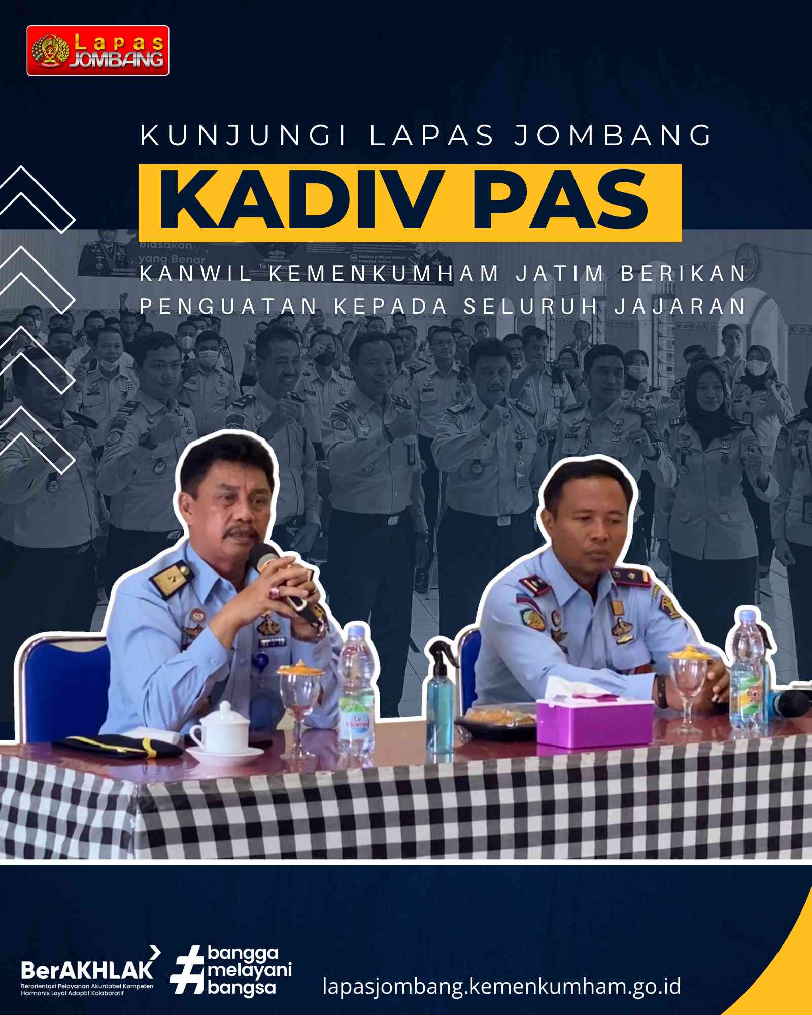 Kunjungi Lapas Jombang, Kadiv PAS Kanwil Kemenkumham Jawa Timur Berikan ...