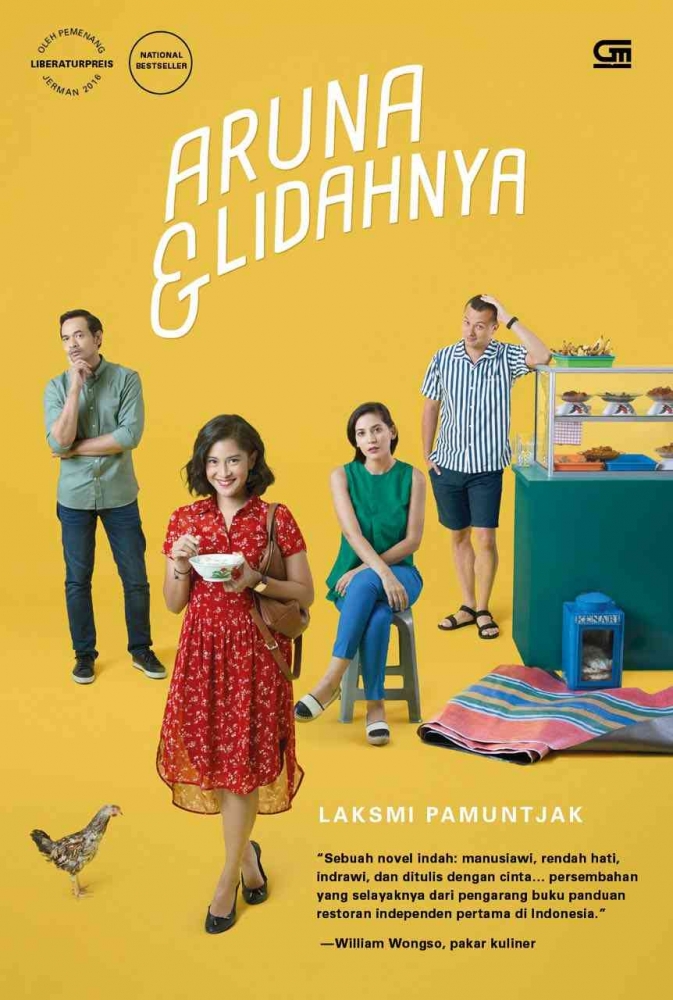 Sampul depan novel Aruna dan Lidahnya. Sumber: https://laksmipamuntjak.com/