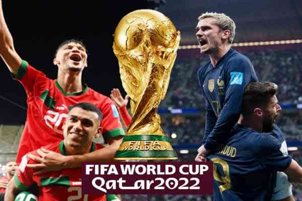 Prancis vs Maroko/twitter @fifaworldcup