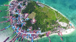 Gambar Pulau Derawan di Kabupaten Berau ( by.Package Wonderful of Derawan Island 2020 travel pelopor)