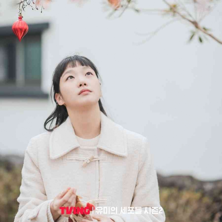 Kim Go Eun dalam drama Yumi's Cell Season 2. Sumber: kdramadiary.com