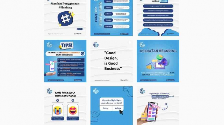 Konten Postingan Instagram Go-Digitalin. Kredit: https://www.instagram.com/godigitalin/