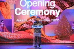 Direktur Utama BRI Sunarso memberikan paparan tentang Brilianpreneur di Jakarta, Kamis (15/12/2022). Dok BRI
