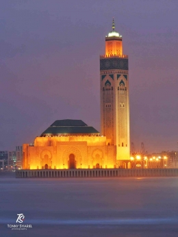 Masjid Hasan II, Casablanca- Maroko. Sumber: dokumentasi pribadi