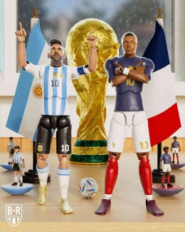 Siapakah yang akan merebut Piala Dunia ketiga bagi negaranya? (Foto @Bleacher Report Football) 
