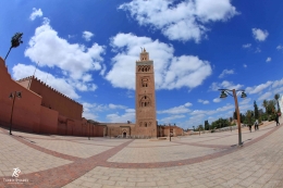 Masjid Koutoubia Marrakesh, Maroko. Sumber: dokumentasi pribadi