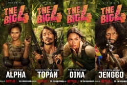 Foto Poster Film The Big 4 2022 from Netflix Indonesia