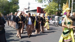 Kedatangan Bupati dan Wakil Bupati Lumajang, Jawa Timur 