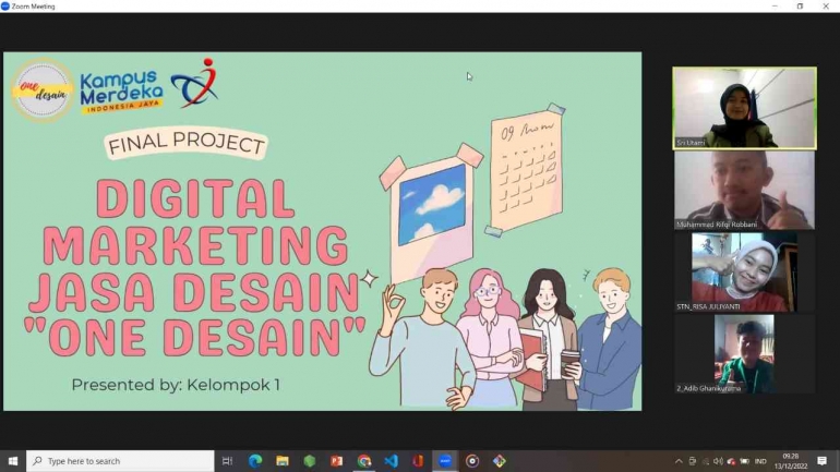 Sumber:Dokumen Pribadi(Sesi Presentasi Final Project)