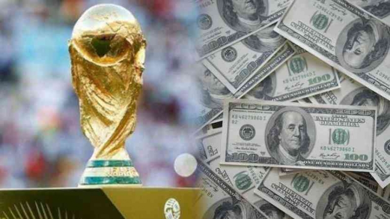 Ilustrasi hadiah uang tunai Piala Dunia 2022 (Tribunnewmaker.com)
