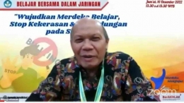 Dr. Didang Setiawan, M.Pd menyampaikan sambutan. (Foto: Screenshot dari Channel YouTube Official BPMP Provinsi DKI Jakarta)