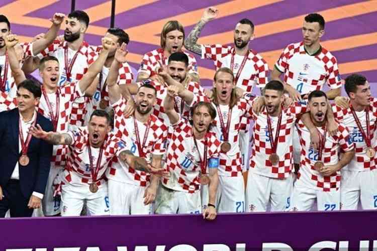 Kroasia merebut medali perunggu Piala Dunia 2022, kalahkan Maroko 2-1: ANNE-CHRISTINE POUJOULAT via Kompas.com
