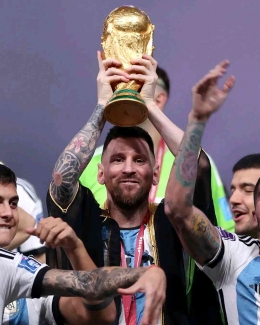 Messi bawa Argentina ke podium tertinggi (Foto Facebook.com/FIFA World Cup)