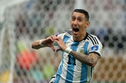 Angel Di Maria spesialis pembuat gol di pertandingan final Argentina/ foto: FIFA.com