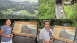 Pemandangan Kota dari atas bukit, terowongan, foto bersejarah; kolase; dokpri; Roni Bani