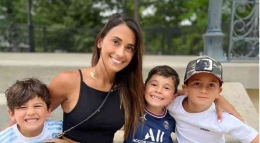 Messi dan Antonella memiliki tiga anak - Instagram Antonella Roccuzzo