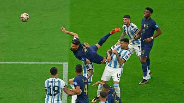 Laga final Piala Dunia 2022 antara Argentina vs Perancis. Foto: Molly Darlington/Reuters/cnnindonesia.com