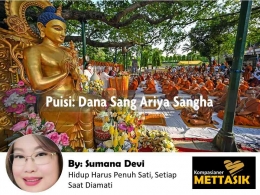 Puisi: Dana Sang Ariya Sangha (gambar: rediff.com, diolah pribadi)