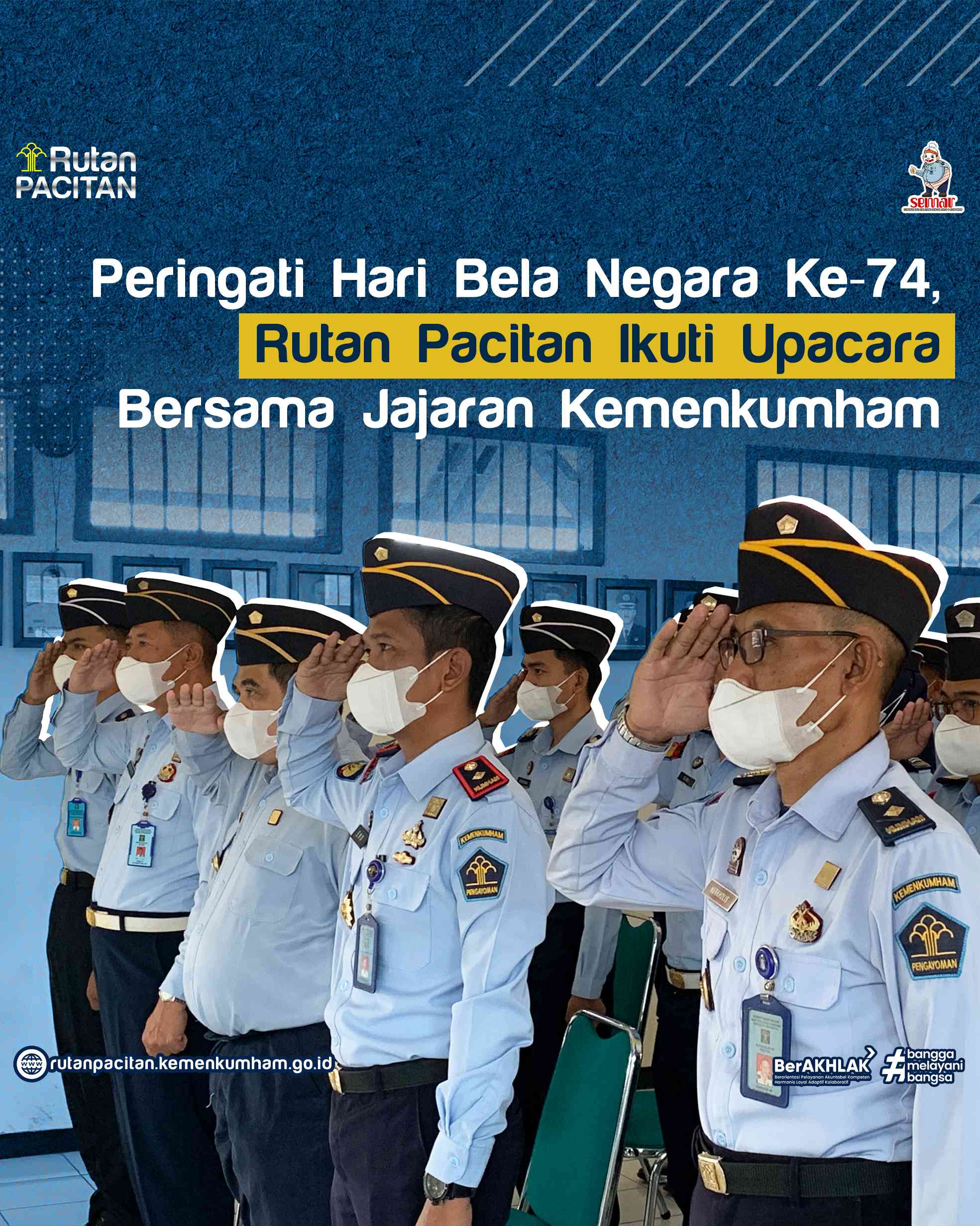 Peringati Hari Bela Negara Ke-74, Rutan Pacitan Ikuti Upacara Bersama ...