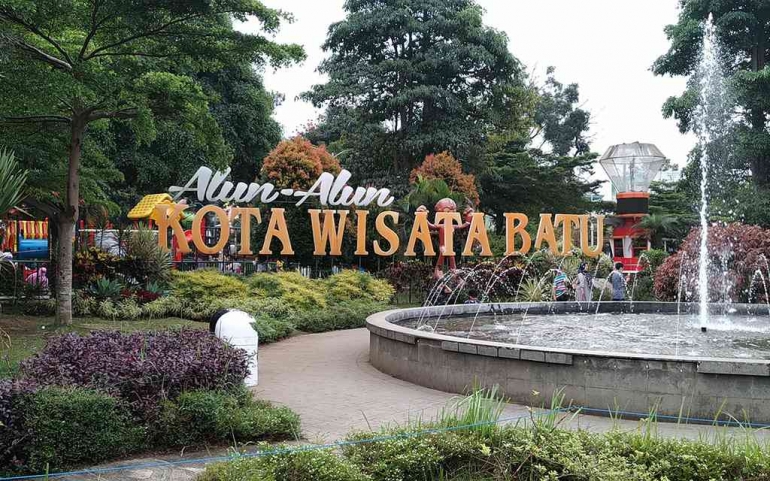 Alun-alun kota Batu. Foto: wearemania.net