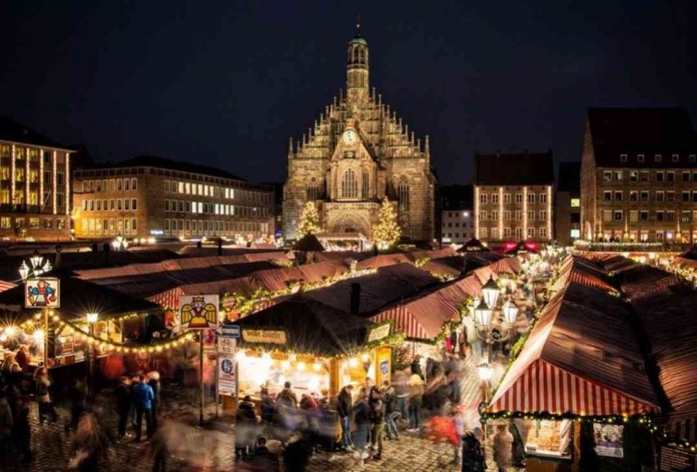 Christkindlesmarkt Nuremberg, pasar Natal dari Abad Pertengahan| foto: Florian Trykowski/ Christkindlesmarkt.de—