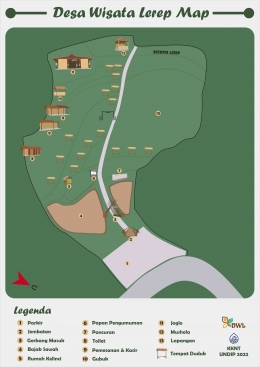 Tourist Map Desa Wisata Lerep