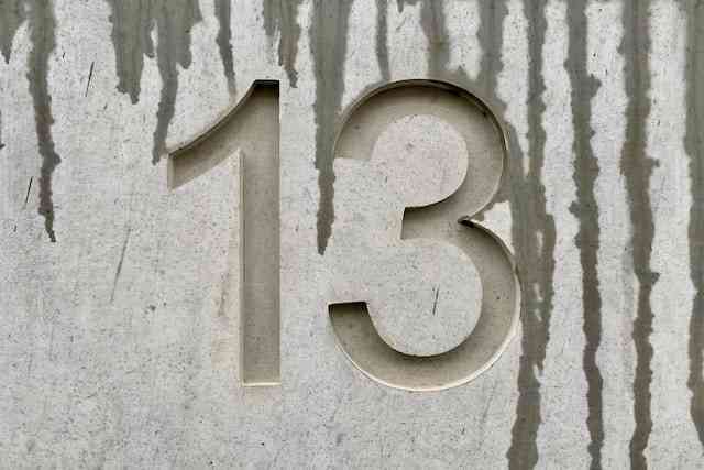 Benarkah 13 itu angka sial? Bekky Bekks on Unsplash