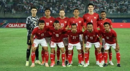 Ilustrasi gambar oleh bola. Okezone.com dari Ramdani Bur. Para pemain timnas Indonesia pada piala AFF 2022