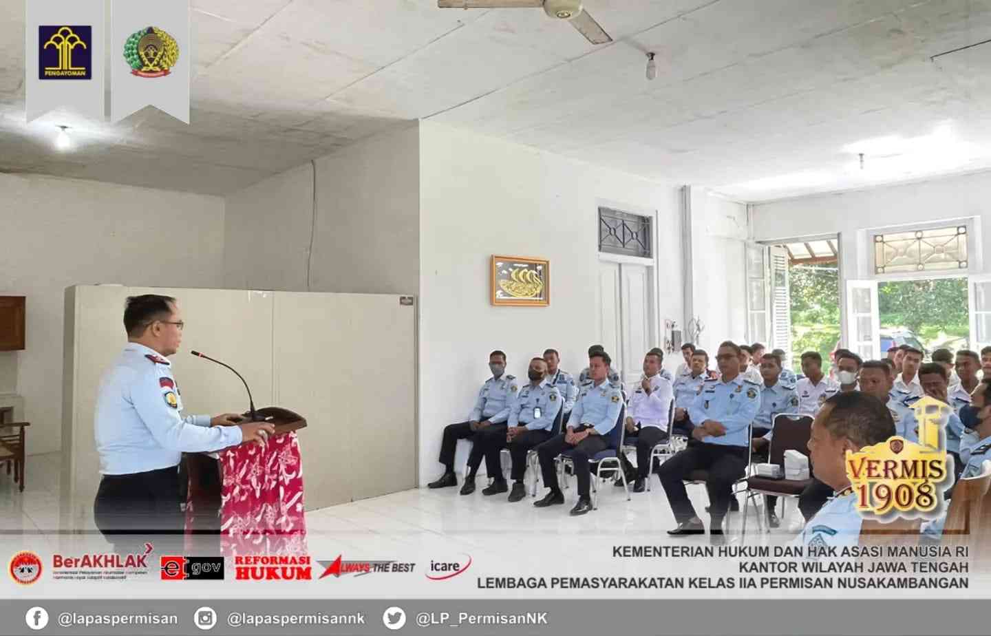 Lepa Ka. KPLP Lapas Permisan Nusakambangan Alih Tugas Jadi Karutan ...