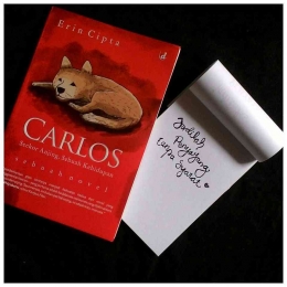 Carlos, salah satu novel karya Erin Cipta (Dok. Sekar Setaman)