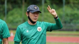 Sosok pelatih Timnas Indonesia, Shin Tae-yong (sumber: sport.detik.com/Muhammad Rabbani)
