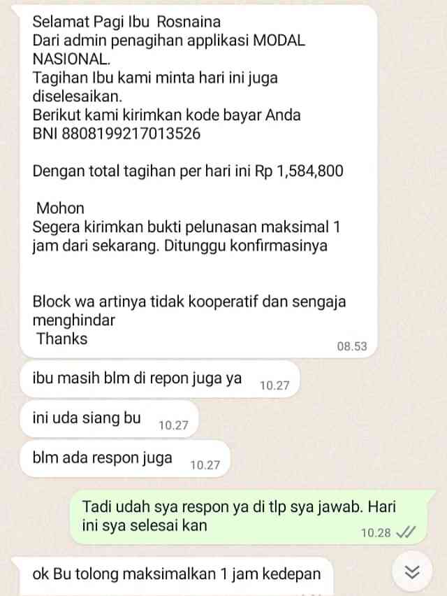 Debt Collector Pinjol Diduga Lakukan Teror Kepada Nasabahnya Halaman 1 ...