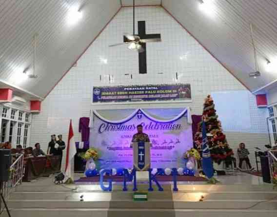 Suasana Perayaan Natal di Palu. Doc GMKI Palu
